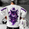 Unisex Anime-print Crewneck Sweatshirt