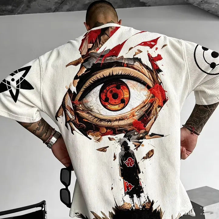 Anime Vintage Corduroy T-Shirt