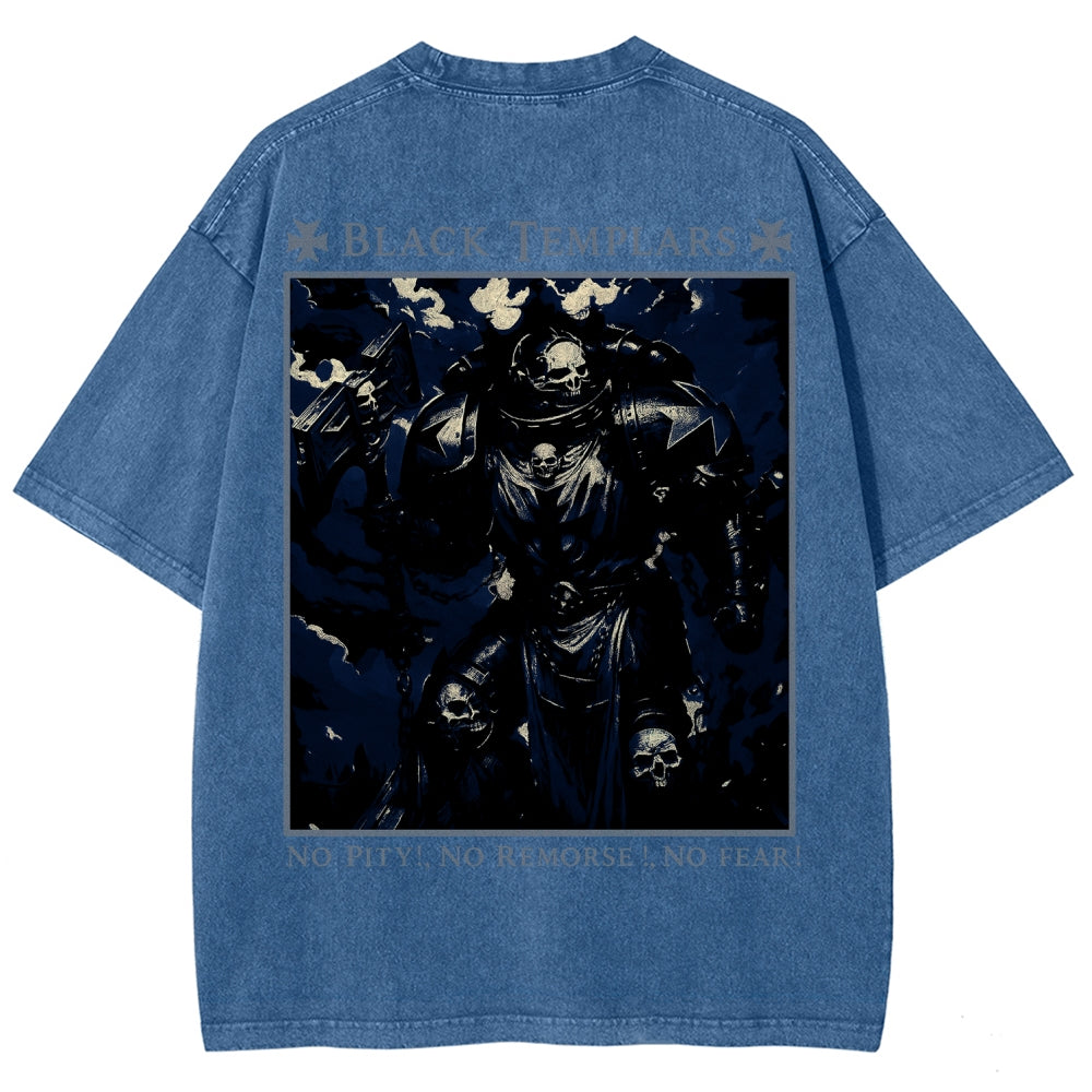Vintage Casual Washed T-Shirt 2509002319丨WH40K