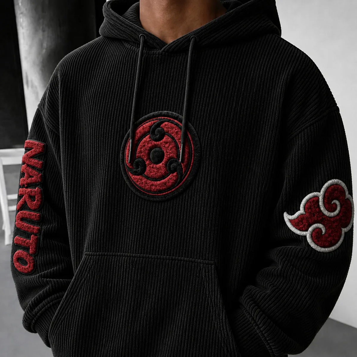 Unisex Anime-print Hoodie