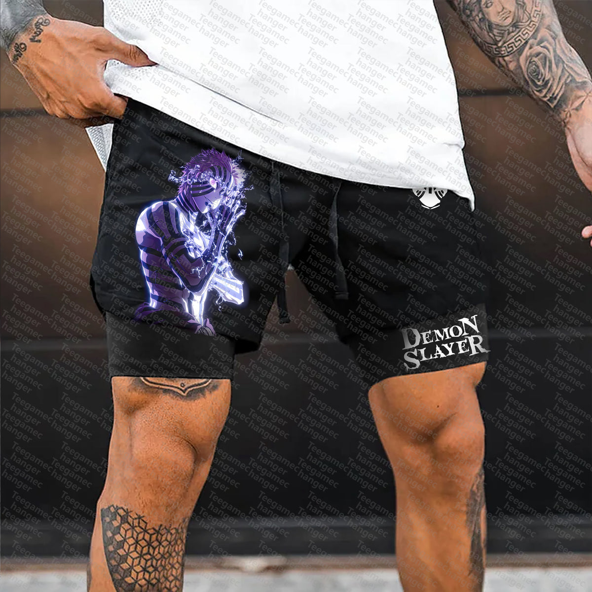 Unisex  “KNY” Casual Anime Streetwear Shorts