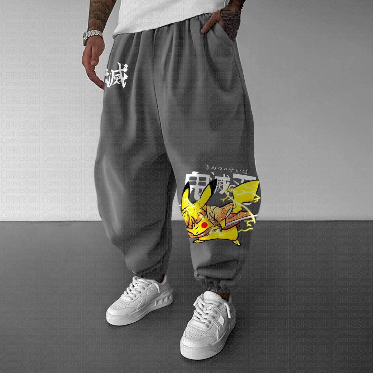 Unisex Anime Inspired Vintage Pants丨Comicssoul X Comicssoul