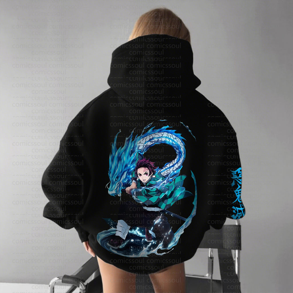 " Comicssoul " Anime Inspired Vintage Hoodie
