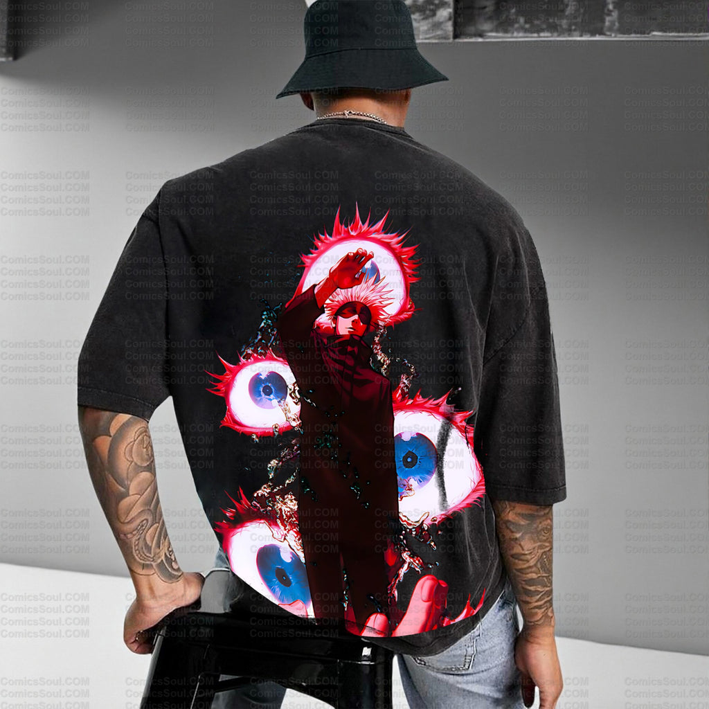 Printed Unisex Washed T-Shirt