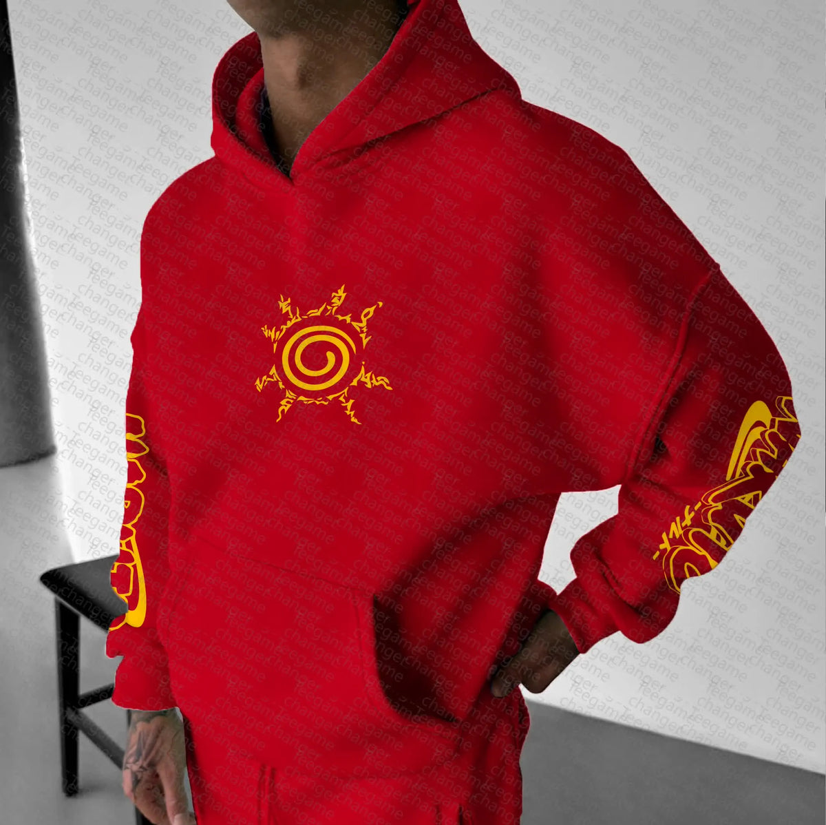 Unisex Naruto Anime Graphic Streetwear Hoodie