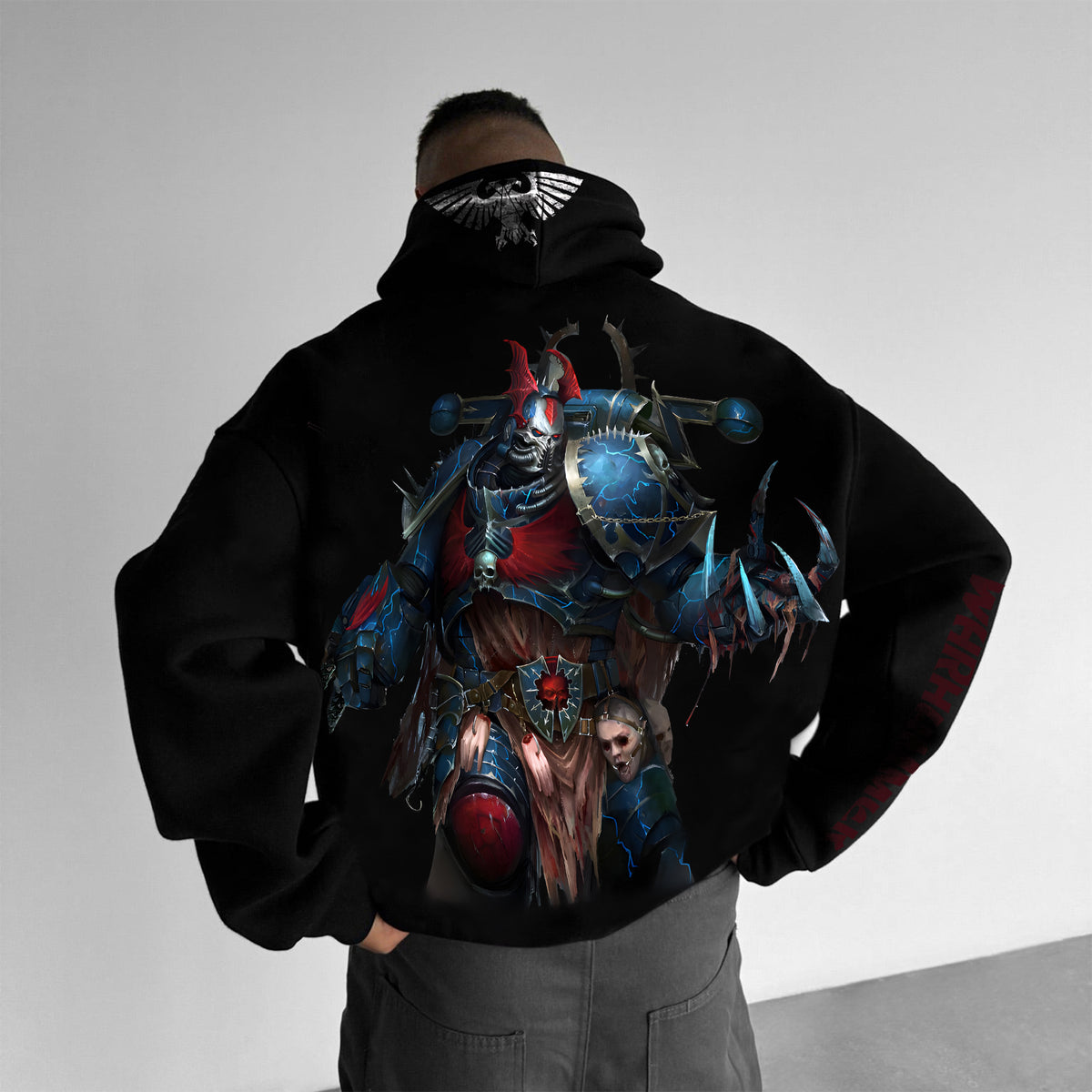 Unisex Game Graphic Streetwear Vintage Hoodie丨WH40K