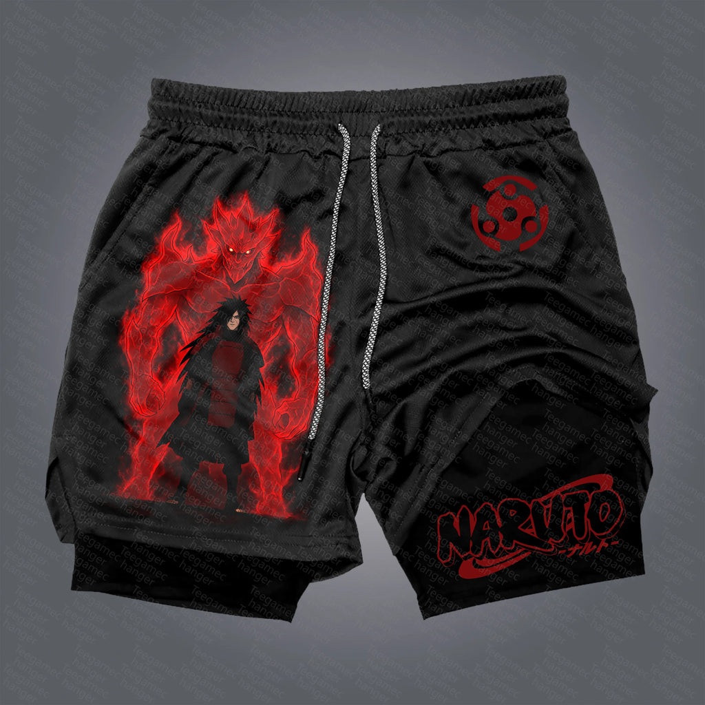 Unisex Naruto Anime Graphic Streetwear Shorts