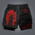 Unisex Naruto Anime Graphic Streetwear Shorts