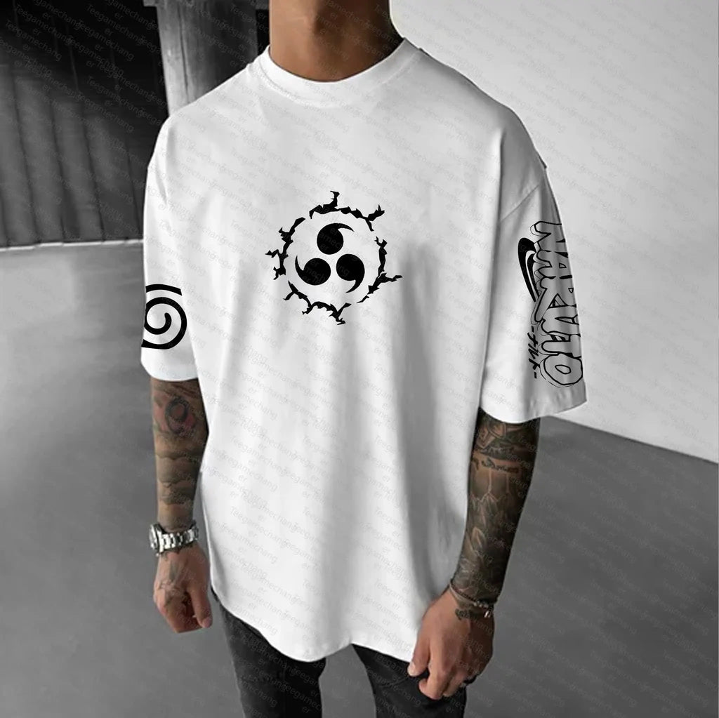Unisex Naruto Anime Graphic Streetwear T-Shirts