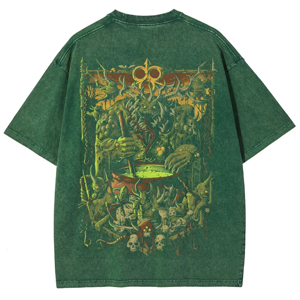 Unisex Fit Washed T-Shirt 2508016342丨WH40K