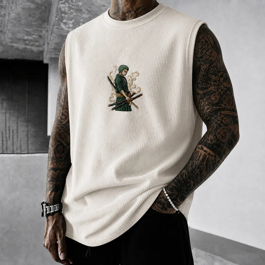 Unisex Anime-print Tank Top