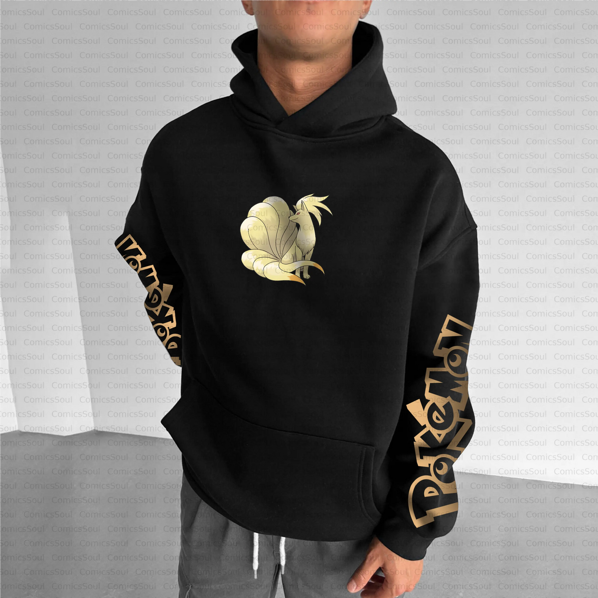 Unisex Anime Inspired Vintage Plush Hoodie
