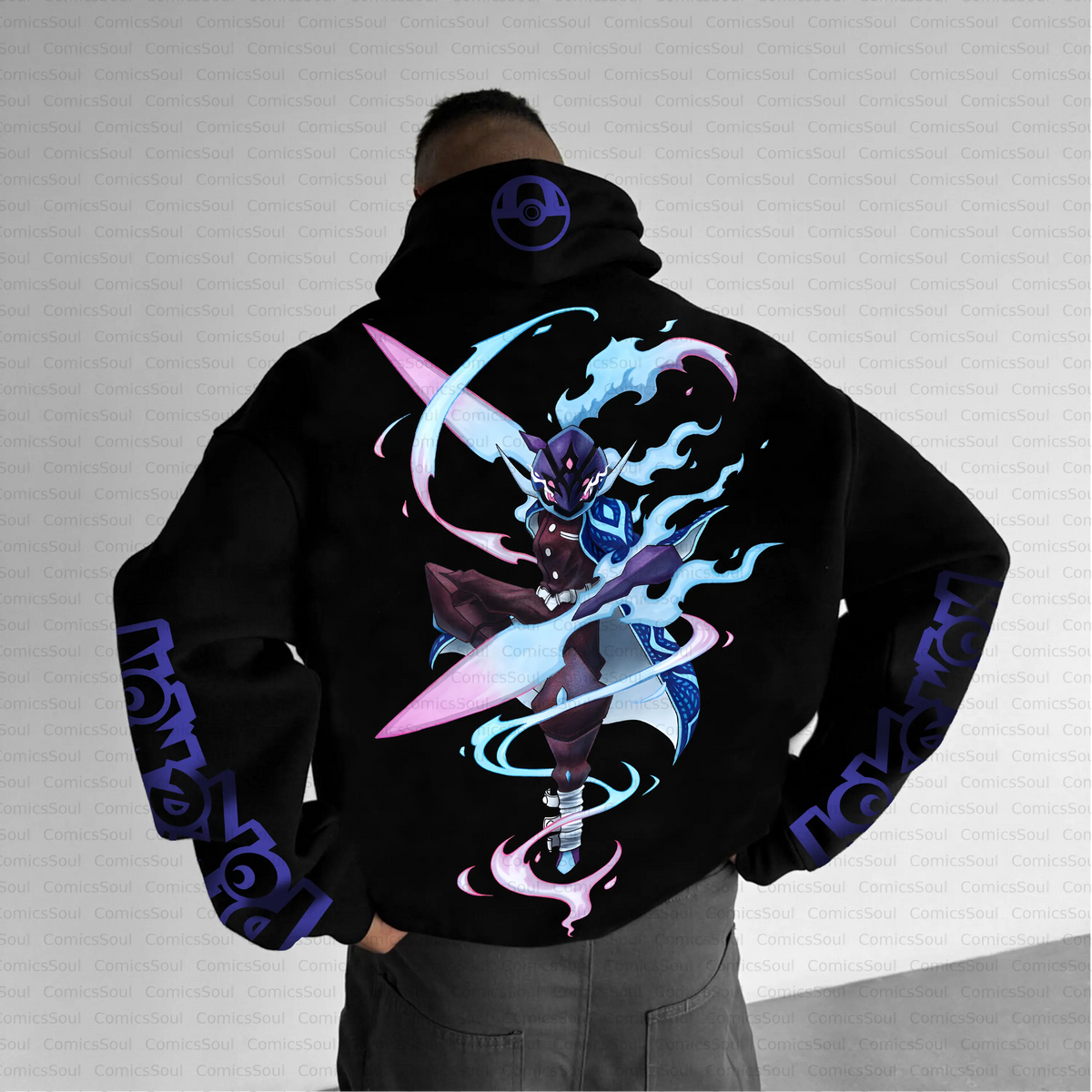 Unisex Anime Inspired Vintage Plush Hoodie