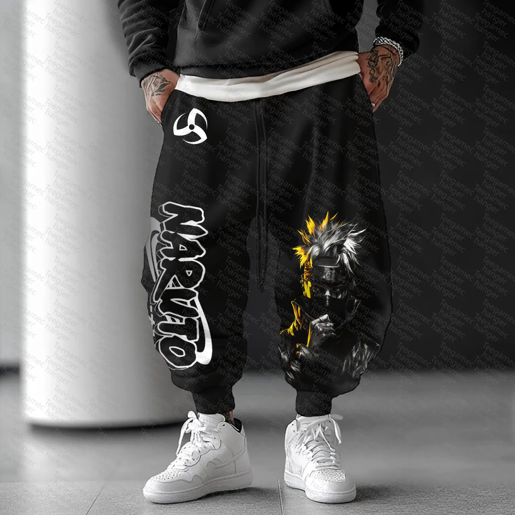 Unisex Naruto Anime Graphic Streetwear Pants