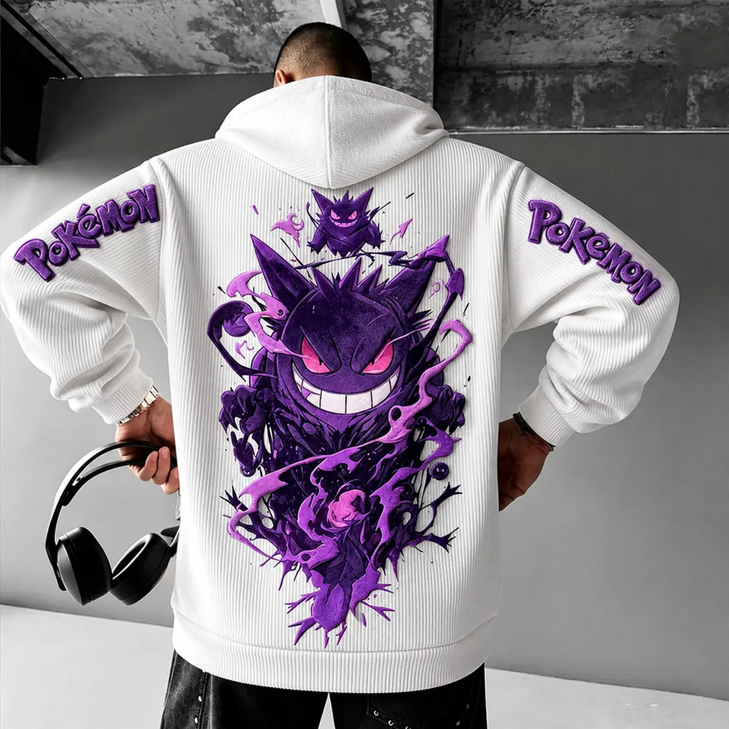 Unisex Anime-print Hoodie