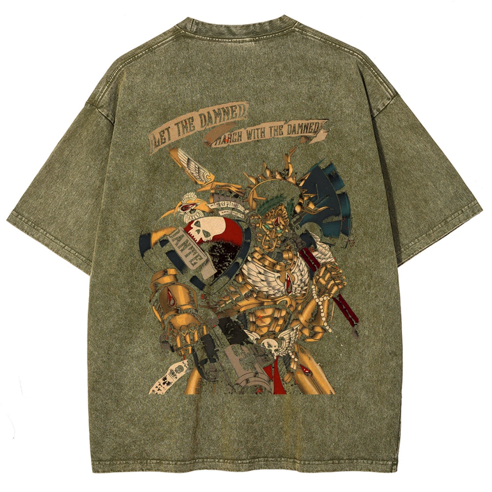 Unisex Fit Washed T-Shirt 丨WH40K