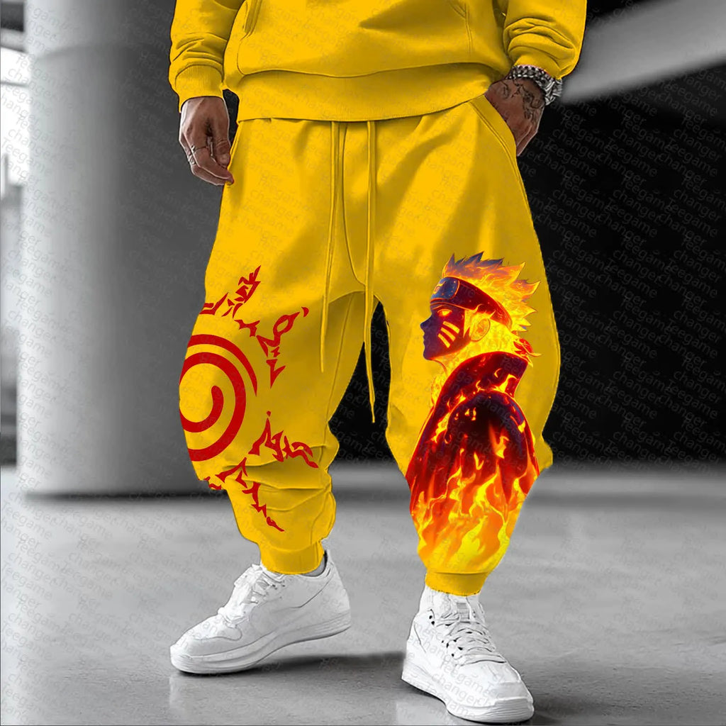 Unisex Naruto Anime Graphic Streetwear Pants