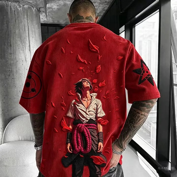 Anime Vintage Corduroy T-Shirt