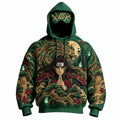 Halloween Anime-Print Hoodie