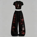 Naruto Top & Elasticated Trousers Two-Piece Set | Anime Graphic