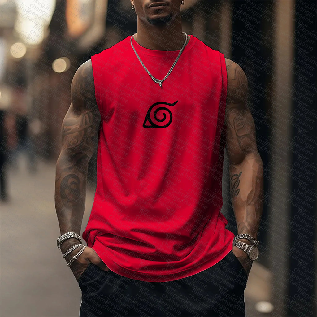 Unisex Naruto Anime Graphic Streetwear Tank Top