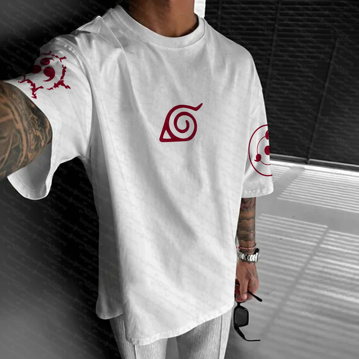 Unisex Naruto Anime Graphic Streetwear T-Shirts
