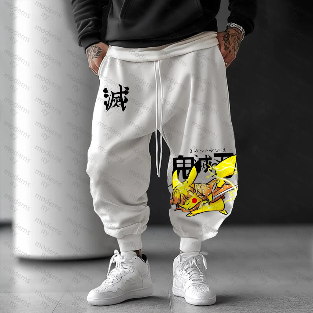 Unisex Anime Inspired Vintage Pants丨Comicssoul X Comicssoul