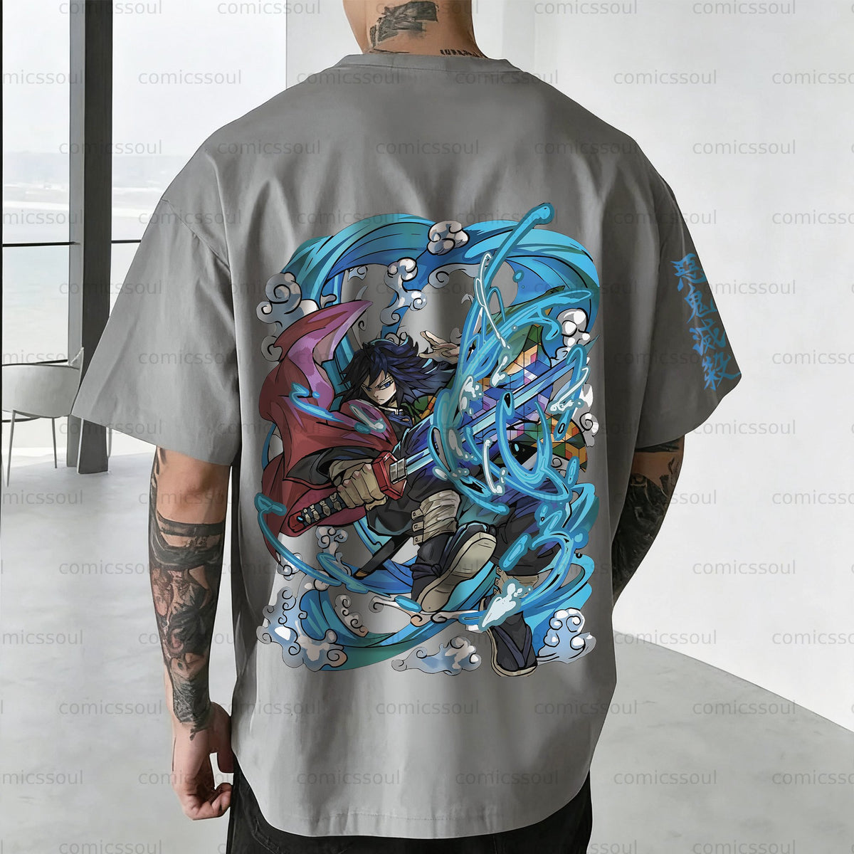 Unisex Anime Inspired Vintage T-Shirt