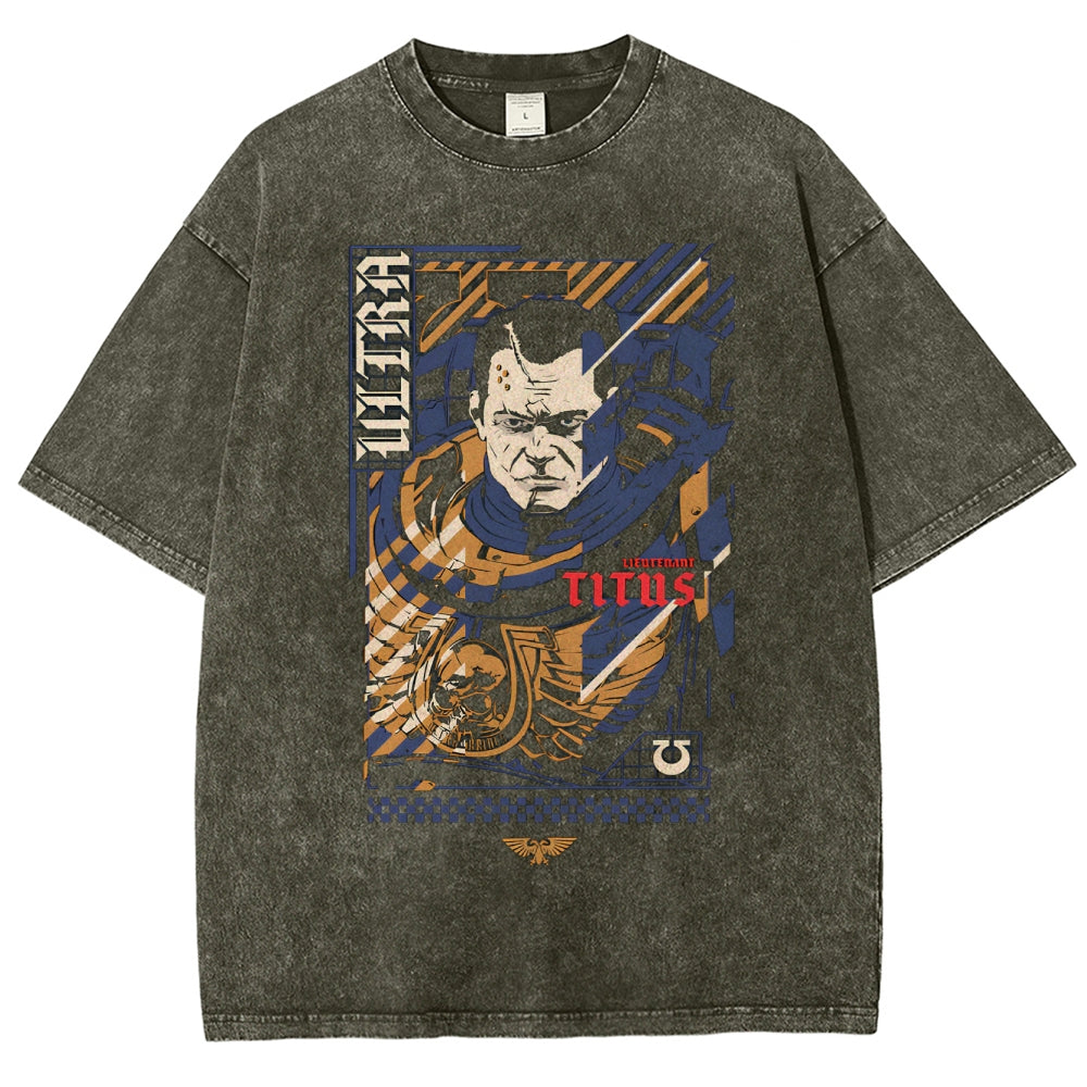 Unisex Fit Washed T-Shirt 丨WH40K