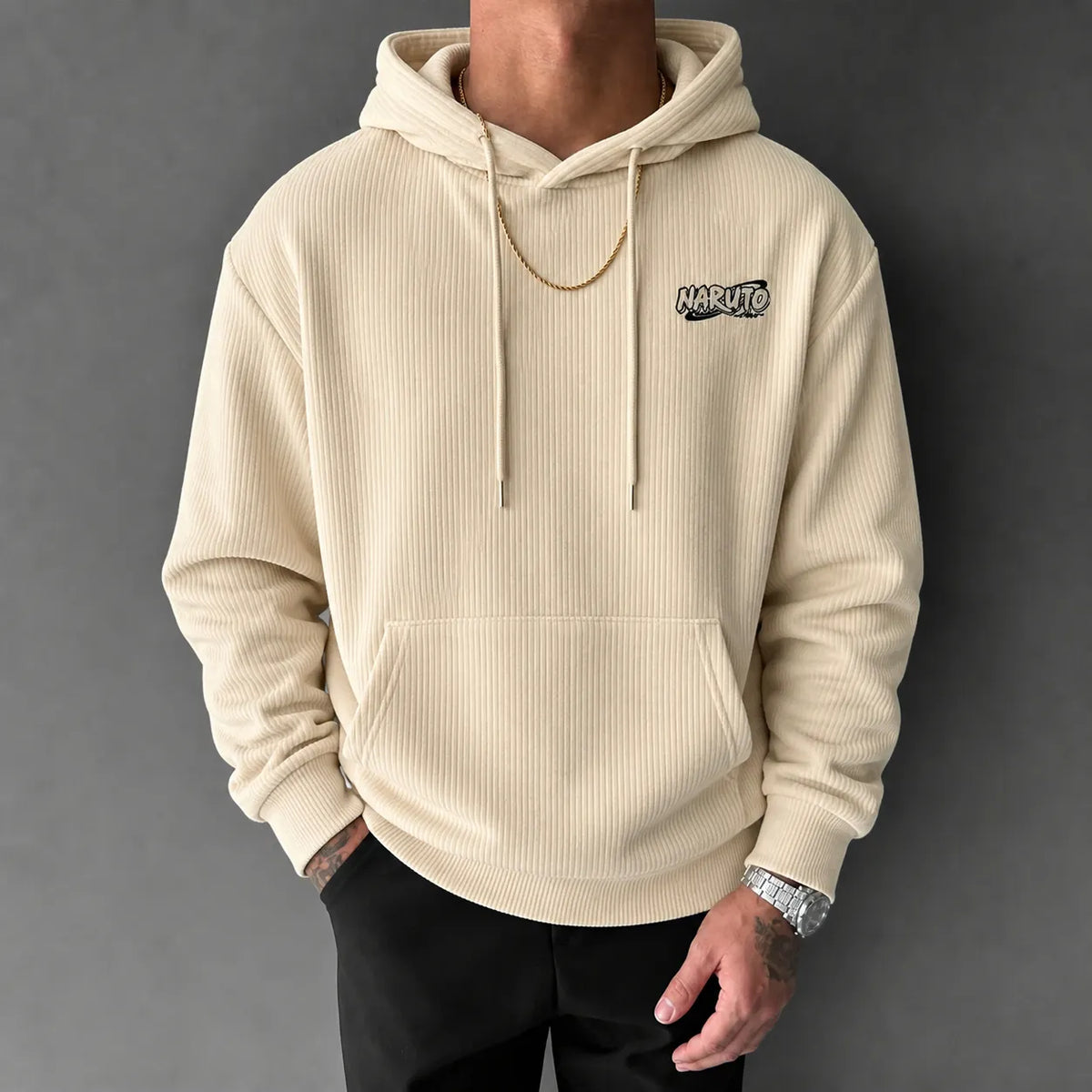 Unisex Anime-print Hoodie