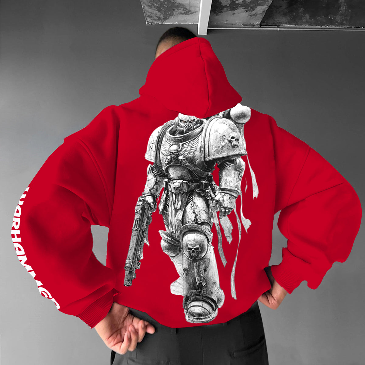 Space Marine of WH40K Art Streetwear Vintage Hoodie