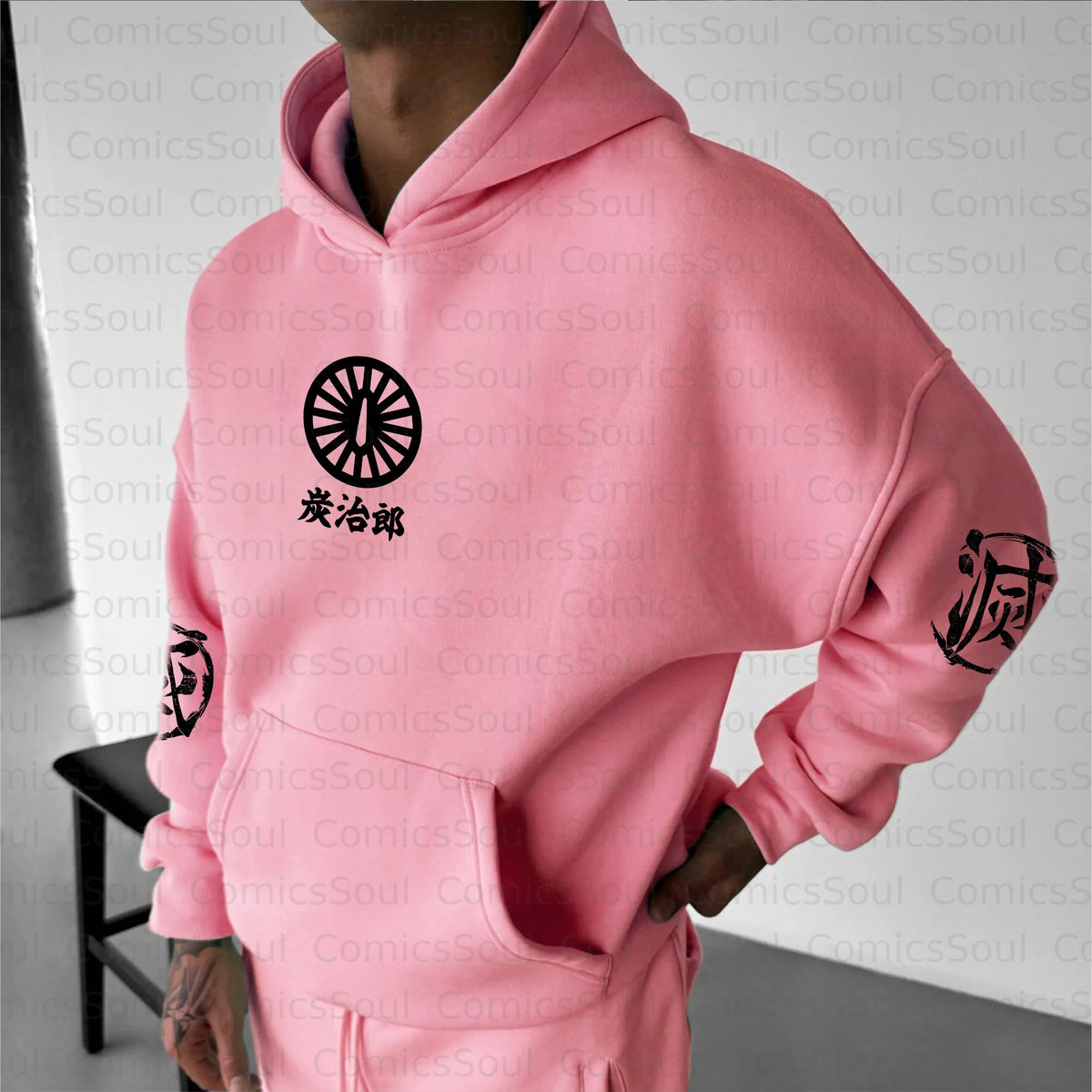 Unisex Halloween Anime Graphic Streetwear Vintage Hoodie