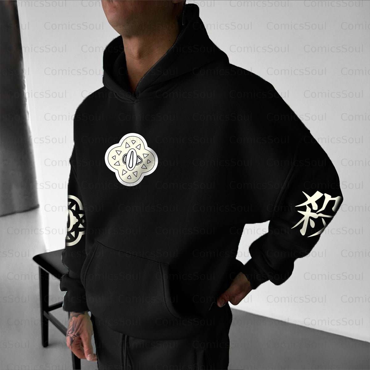 Unisex Anime Graphic Streetwear Vintage Plush Hoodie| KNY