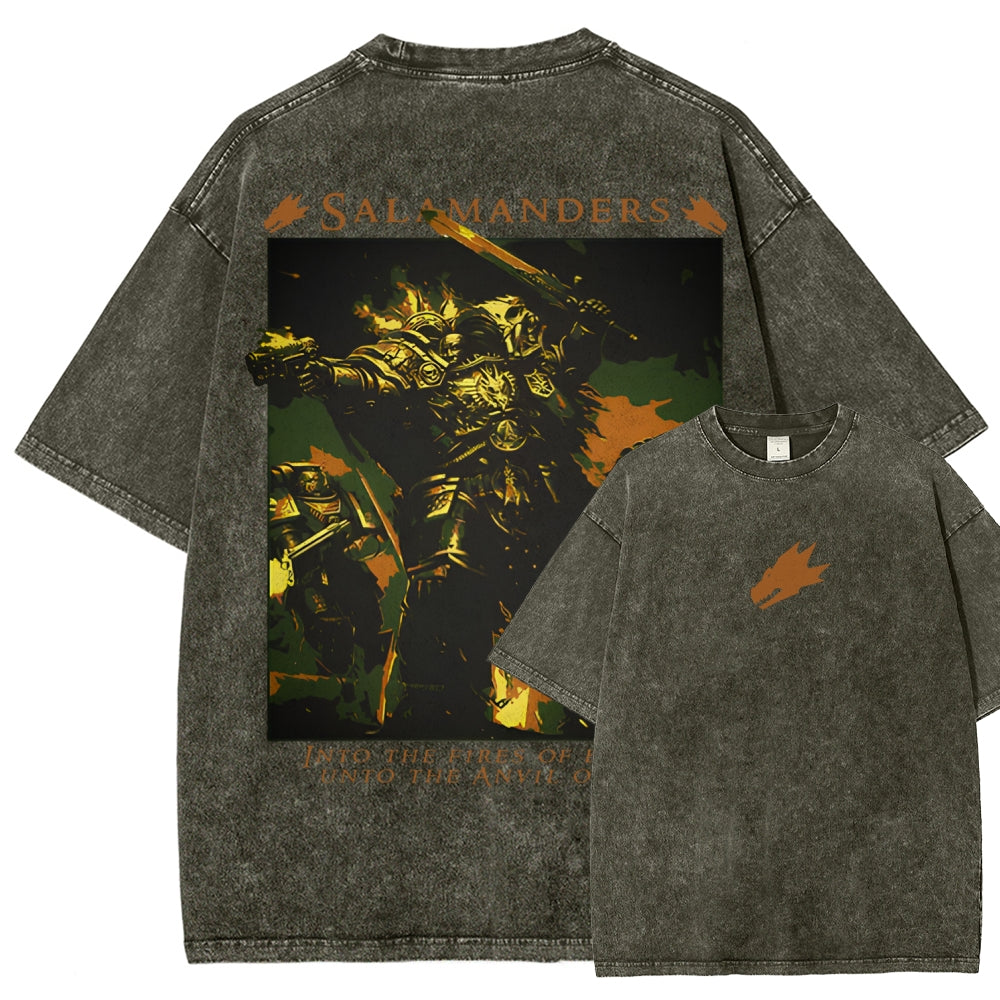 Unisex Fit Washed T-Shirt 丨WH40K