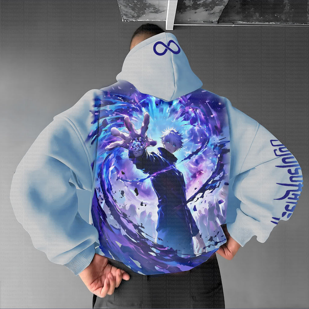 Unisex “JJK” Anime Graphic Streetwear Vintage Hoodie