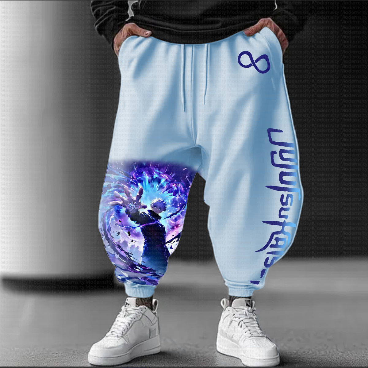Unisex “JJK”Anime Printed Gift Oversized Regular Athletic Pants