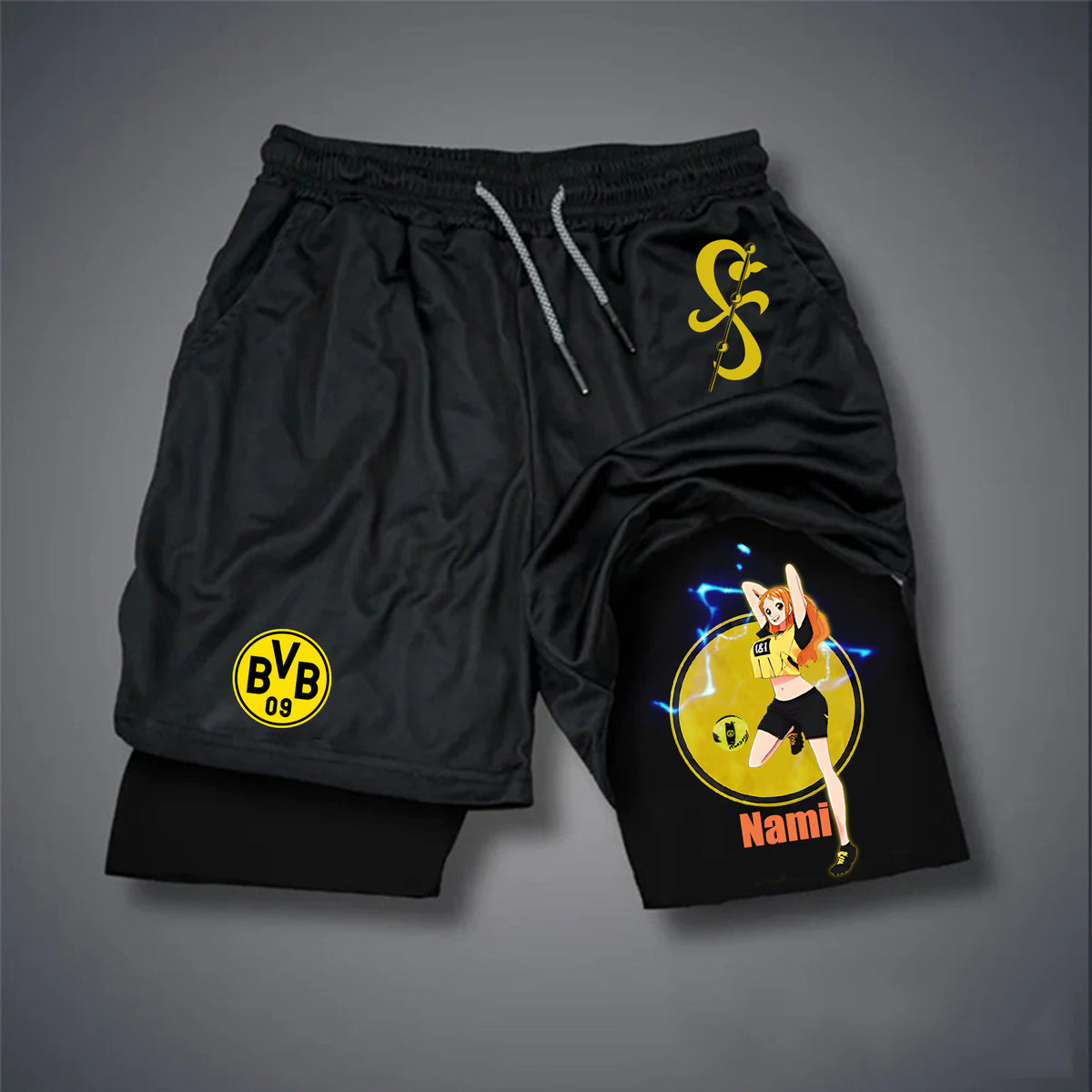 Unisex Vintage  Shorts | Borussia Dortmund x Comicssoul