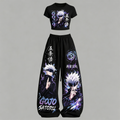 Jujutsu Kaisen T-Shirt  & Elasticated Trousers Two-Piece Set