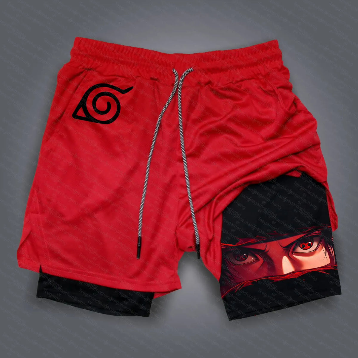 Unisex Naruto Anime Graphic Streetwear Shorts