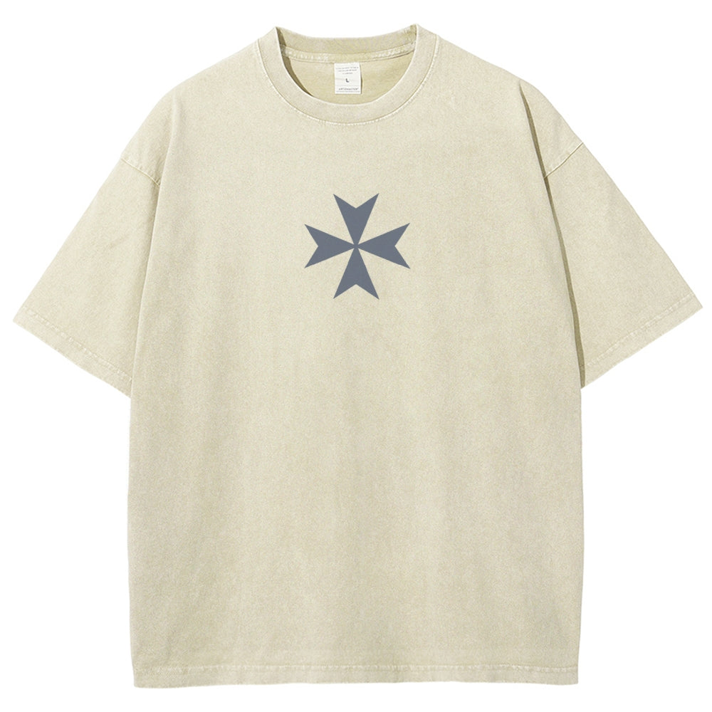 Vintage Casual Washed T-Shirt 2509002319丨WH40K