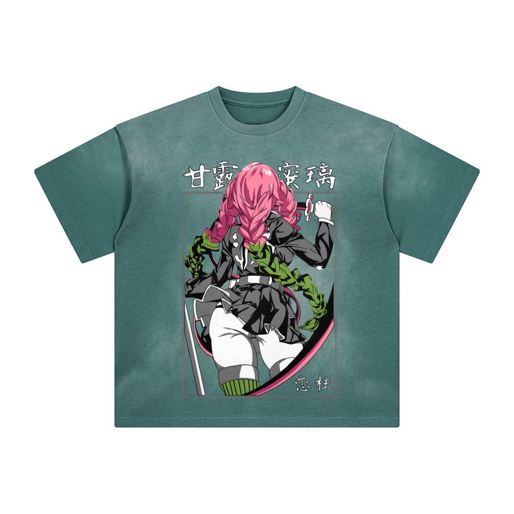 Unisex Anime Inspired Vintage T-Shirt