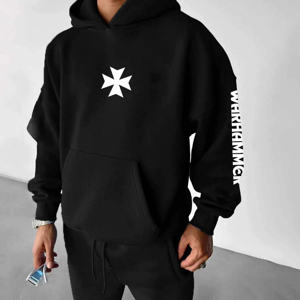 Templar Art Streetwear Vintage Hoodie丨WH40K
