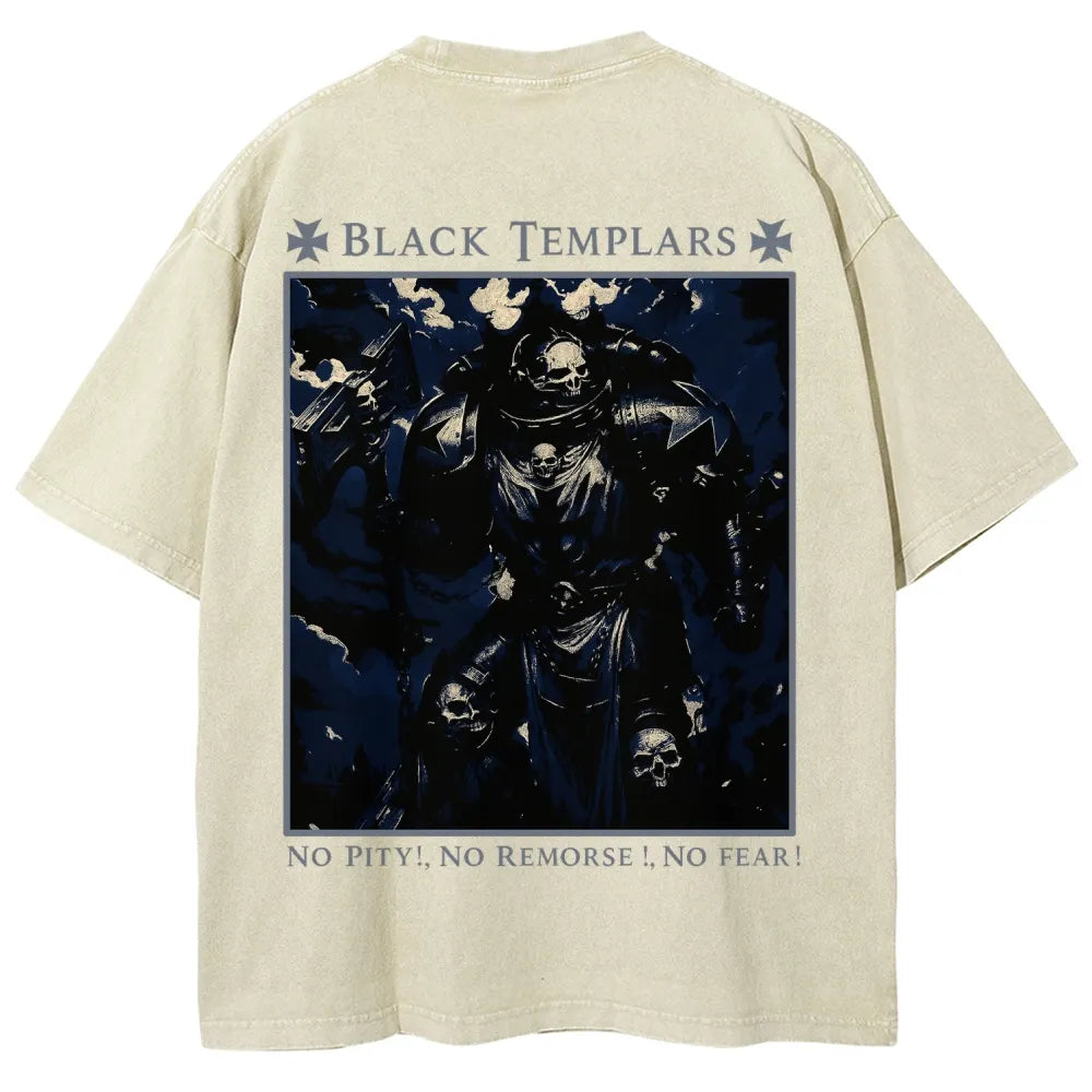 Vintage Casual Washed T-Shirt 2509002319丨WH40K