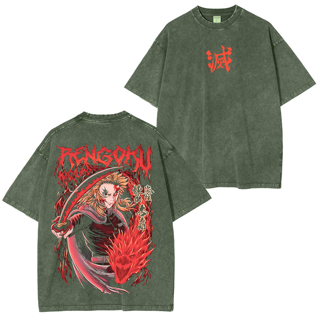 KNY Anime Unisex Washed T-Shirt