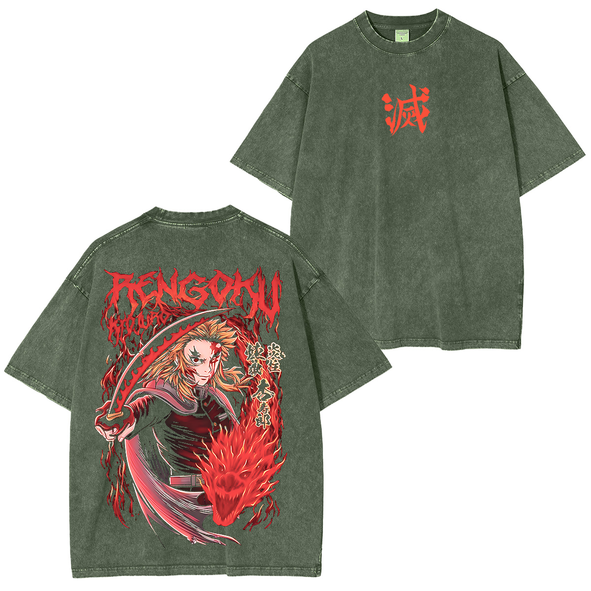KNY Anime Unisex Washed T-Shirt