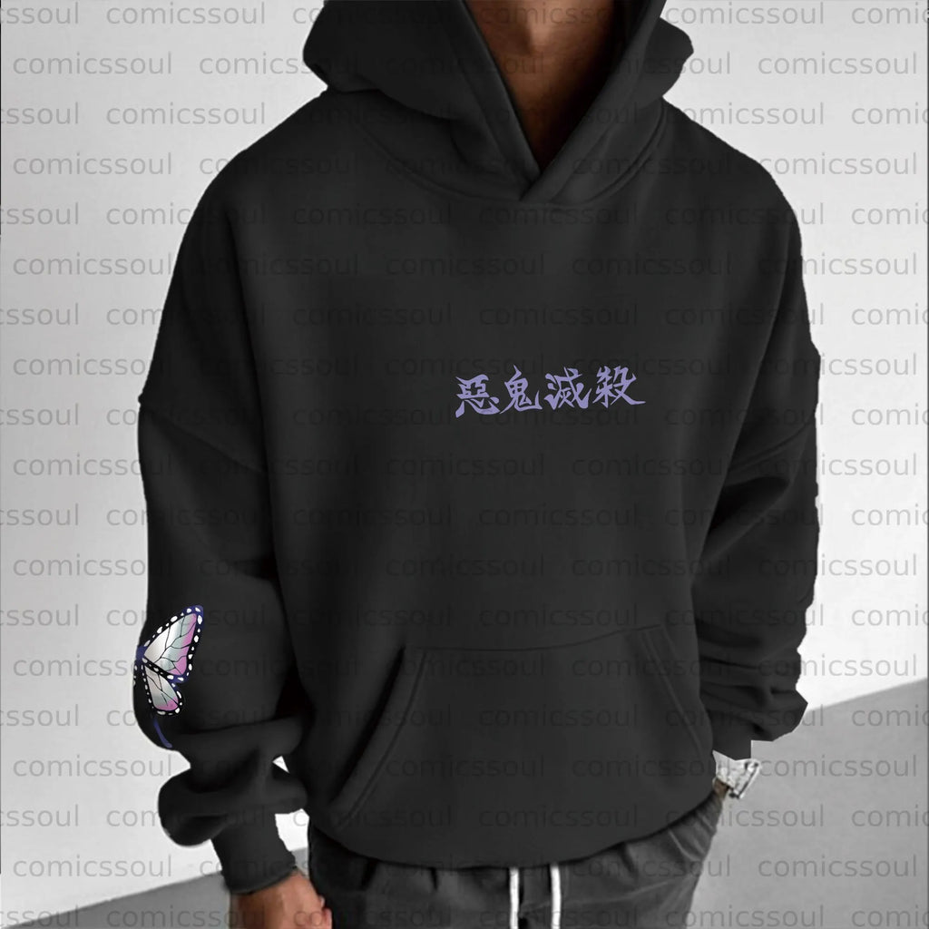 Unisex Anime Graphic Streetwear Vintage Hoodie