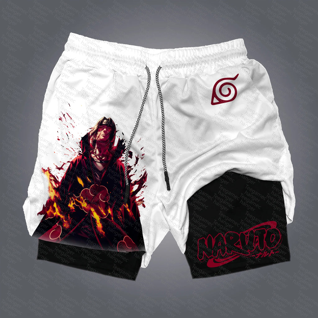 Unisex Naruto Anime Graphic Streetwear Shorts