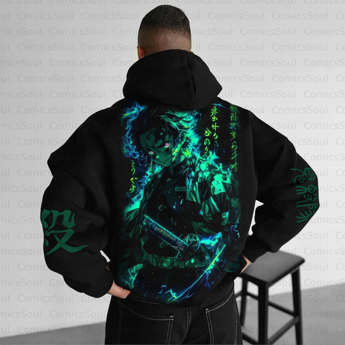 Unisex Anime Graphic Streetwear Vintage Plush Hoodie| KNY