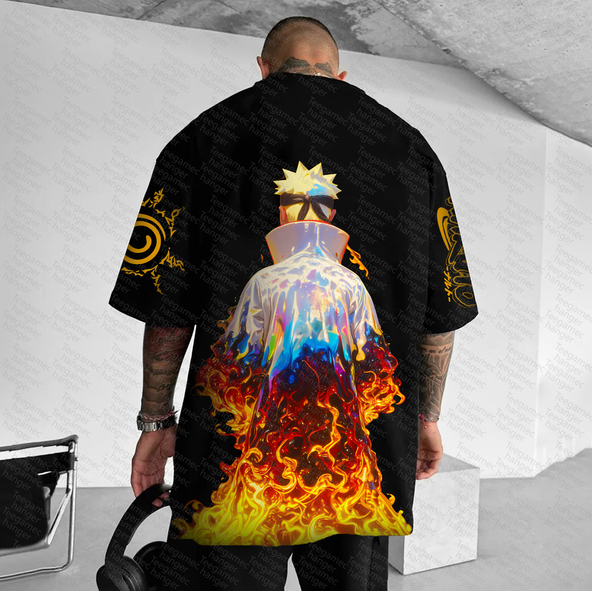 Unisex Naruto Anime Graphic Streetwear T-Shirts