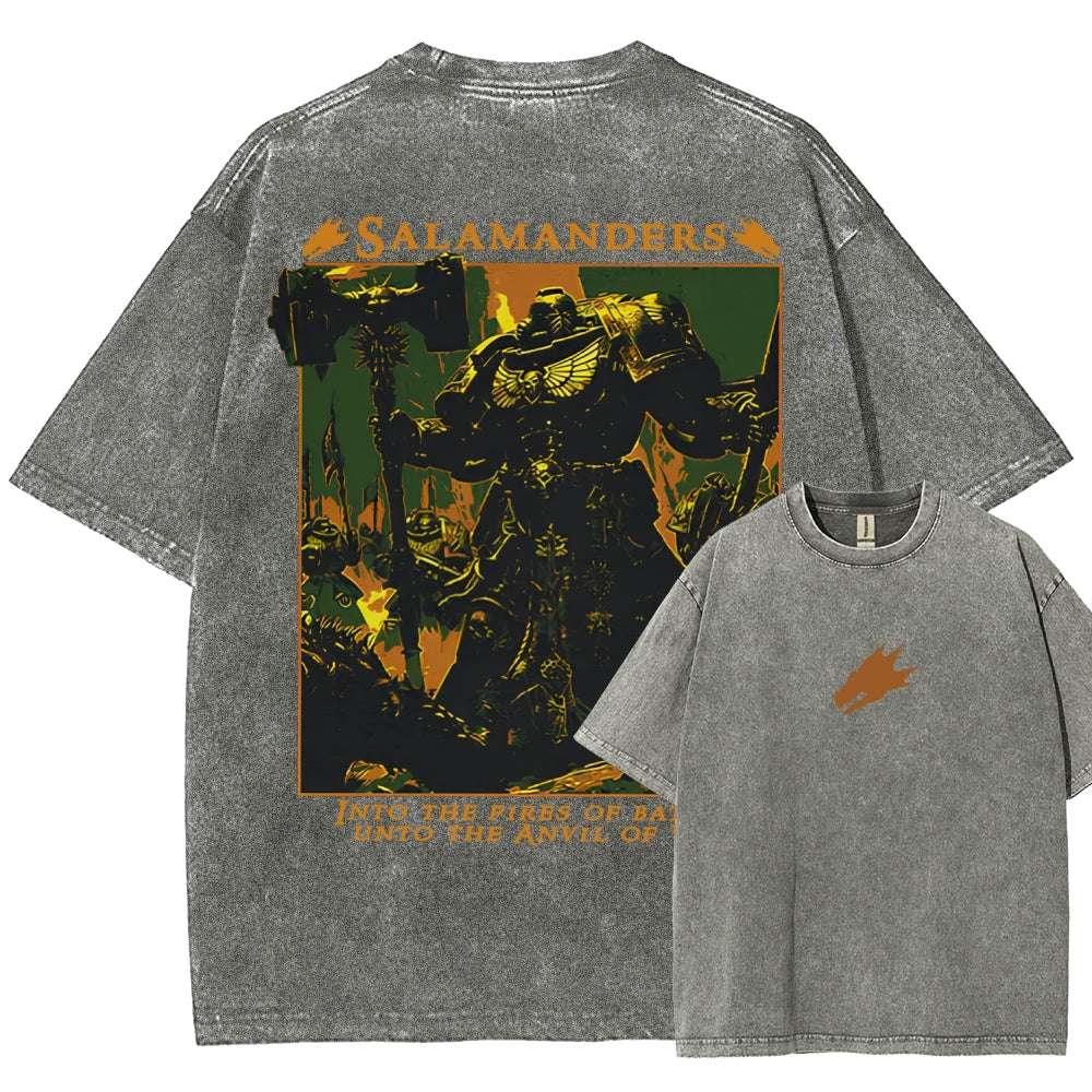 Unisex Fit Washed T-Shirt 2508020355丨WH40K